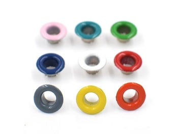 Listing 3 of 9 for 100 Sets 5mm Paint Color Eyelets Rivets Button Holes Corns Rivet/Snap Fastener