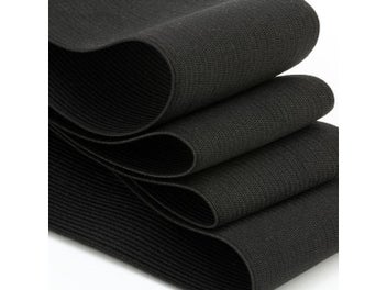 Listing 4 of 10 for Width 15mm-60mm White Black Wide Elastic Band Flat Spandex Belt Trim Sewing