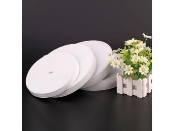 Listing 7 of 10 for Width 15mm-60mm White Black Wide Elastic Band Flat Spandex Belt Trim Sewing