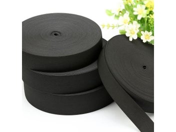 Listing 8 of 10 for Width 15mm-60mm White Black Wide Elastic Band Flat Spandex Belt Trim Sewing