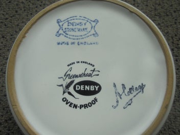 Listing 8 of 10 for Denby (England) 'Green Wheat' large lidded ramekin