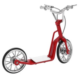 Listing 2 of 5 for diecast alloy scooter Red Model Scooter 1:10 Scale Sturdy Alloy Exquisite Colors