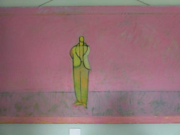 Listing 2 of 5 for !! Large "RIDUAN TOMKINS", Oil Painting Colourfield Painting !!