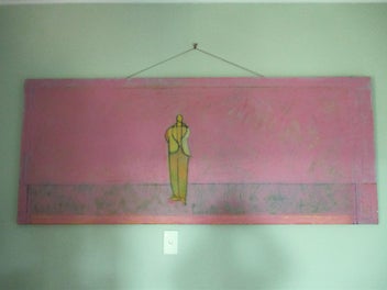 Listing 3 of 5 for !! Large "RIDUAN TOMKINS", Oil Painting Colourfield Painting !!