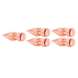 Listing 2 of 5 for spikes and studs studs for clothing 5Pcs Clothing Spikes 8x26mm Hex Rose Gold