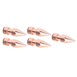 Listing 4 of 5 for spikes and studs studs for clothing 5Pcs Clothing Spikes 8x26mm Hex Rose Gold