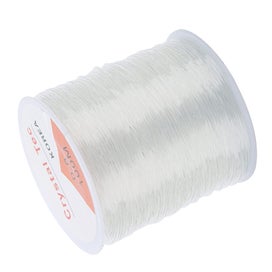 Listing 2 of 5 for crystal string Bead String 109yd Long 0.03in Diameter Elastic Fiber Clear Color