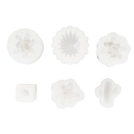 Listing 4 of 5 for fondant molds candle making mold 6Pcs Silicone Candle Molds Assorted Succulent