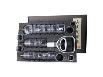 Listing 5 of 10 for 12/20/24 Cans Big Vacuum Cupping Set Chinese Medical Therapy Cellulite Body