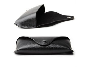 Listing 5 of 10 for Portable Unisex Faux Leather Eye Glasses Sunglasses Holder Box Case Cover