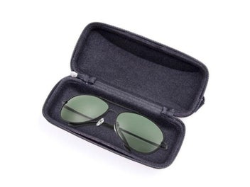 Listing 6 of 9 for Newly Protable Rectangle Zipper Sunglasses Hard Eye Glasses Case Protector Box