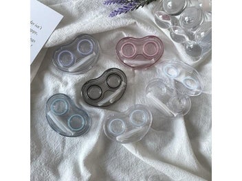 Listing 3 of 10 for Travel Contact Lens Case Portable Transparent And Minimalist Integrated Contact