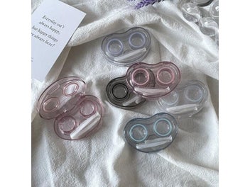 Listing 5 of 10 for Travel Contact Lens Case Portable Transparent And Minimalist Integrated Contact