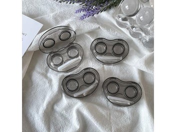 Listing 6 of 10 for Travel Contact Lens Case Portable Transparent And Minimalist Integrated Contact