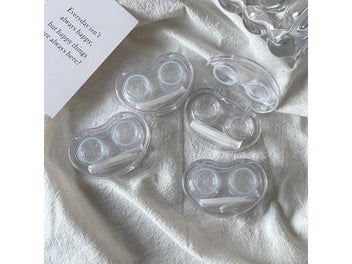 Listing 7 of 10 for Travel Contact Lens Case Portable Transparent And Minimalist Integrated Contact