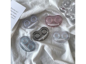 Listing 8 of 10 for Travel Contact Lens Case Portable Transparent And Minimalist Integrated Contact