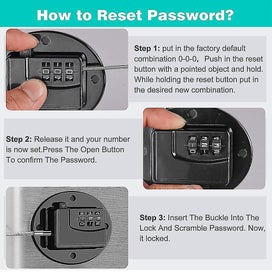 Listing 3 of 5 for 2 Pack Refrigerator Lock - Heavy Duty Combination Fridge Lock, Child/baby Proofi