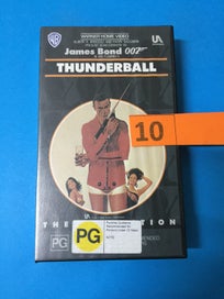 Listing 10 of 12 for Bond Movies (VHS). $12 Each