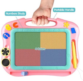 Listing 3 of 4 for Toy Gifts Toddler Magnetic Drawing Board Children Erasable, Pink
