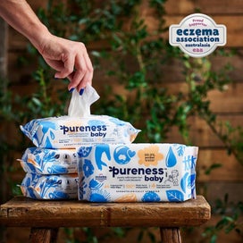 Listing 3 of 5 for Pureness Baby Wipes 99.9% Water Wipes 64pack