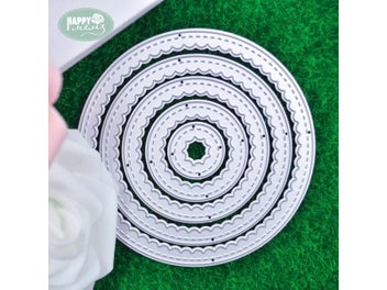 Listing 4 of 9 for Round Shapes Cutting Dies For Scrapbooking Embossing Paper DIY Card Decor