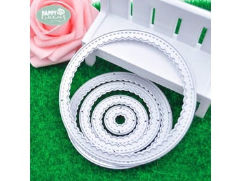 Listing 6 of 9 for Round Shapes Cutting Dies For Scrapbooking Embossing Paper DIY Card Decor