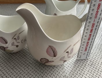 Listing 11 of 13 for 3 Jugs - Johnson Brothers England - Snowhite - vintage 1950’s