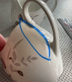 Listing 7 of 13 for 3 Jugs - Johnson Brothers England - Snowhite - vintage 1950’s