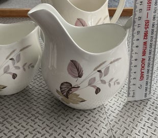 Listing 10 of 13 for 3 Jugs - Johnson Brothers England - Snowhite - vintage 1950’s