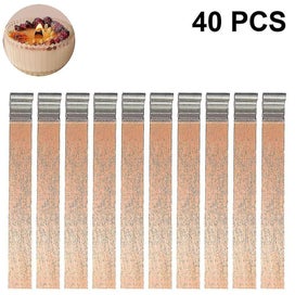 Listing 2 of 3 for Wood Candle Wicks, Smokeless Candle Wicks With Iron Stand Candle Cores F