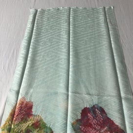 Listing 4 of 17 for Vintage Hand Dyed Japanese Shibori Rinzu Silk Fabric Piece