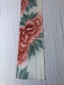 Listing 7 of 16 for Vintage Japanese Silk Floral Fabric Piece Kimono Panel