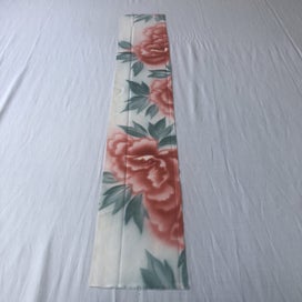 Listing 9 of 16 for Vintage Japanese Silk Floral Fabric Piece Kimono Panel
