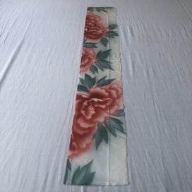 Listing 11 of 16 for Vintage Japanese Silk Floral Fabric Piece Kimono Panel