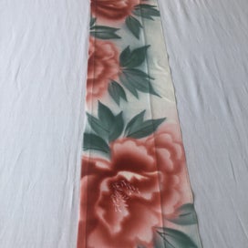 Listing 12 of 16 for Vintage Japanese Silk Floral Fabric Piece Kimono Panel