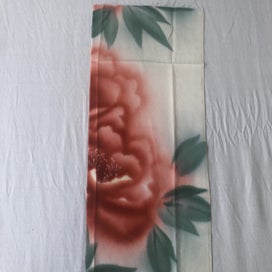 Listing 14 of 16 for Vintage Japanese Silk Floral Fabric Piece Kimono Panel