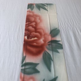 Listing 15 of 16 for Vintage Japanese Silk Floral Fabric Piece Kimono Panel