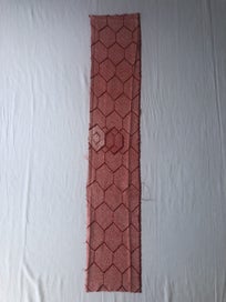 Listing 2 of 13 for Vintage Red Silk Japanese Hand Dyed Shibori Kimono Panel Fabric Piece