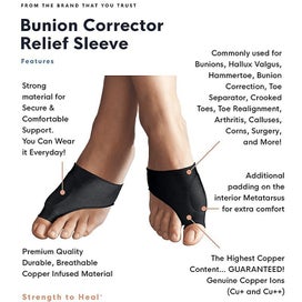Listing 6 of 6 for 2PCS Super Elastic Bunion Sleeve Bunion Corrector Protector Prevent