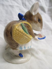 Listing 1 of 5 for POR7 829 - Vintage Beswick Figurine - Beatrix Potter - Appley Dapply