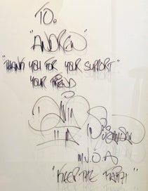 Listing 4 of 4 for David Tua Lennox Lewis Boxing Fight NZ Herald Collectors Poster Framed & Signed