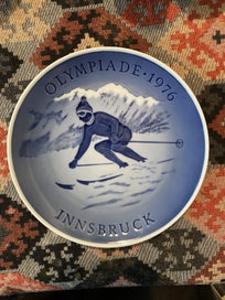 Listing 1 of 3 for Royal Copenhagen Denmark display plate "Olympiade 1976 Innsbruck"
