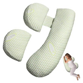 Listing 2 of 3 for Pregnancy Pillows for Sleeping Maternity Body Pillows Support Pillow-Green