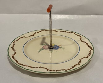 Listing 3 of 5 for AJ Wilkinson Honeyglaze Cake Plate with Handle - Lovely