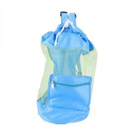Listing 5 of 5 for Portable Children Kids Mesh Drawstring Backpack