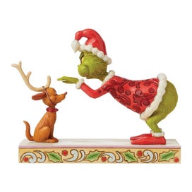 Listing 2 of 2 for Dr Seuss The Grinch by Jim Shore - Grinch Patting Max