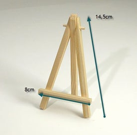 Listing 12 of 12 for ZipArt incl.5 Prints A6 of my Original Unique Encaustic Artwork + one Easel Set1