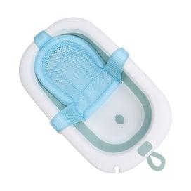 Listing 4 of 4 for foldable infant bath tub Baby Bath Tub Set Folding Space Saving Multi Functional