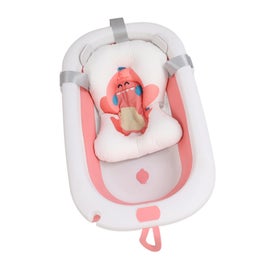 Listing 2 of 5 for baby bathtub collapsible baby bath tub baby bath tub with cushioh foldable baby