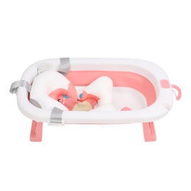 Listing 3 of 5 for baby bathtub collapsible baby bath tub baby bath tub with cushioh foldable baby
